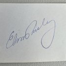 Elvis Presley signed autographed 4x3 inch album page THE KING autographs