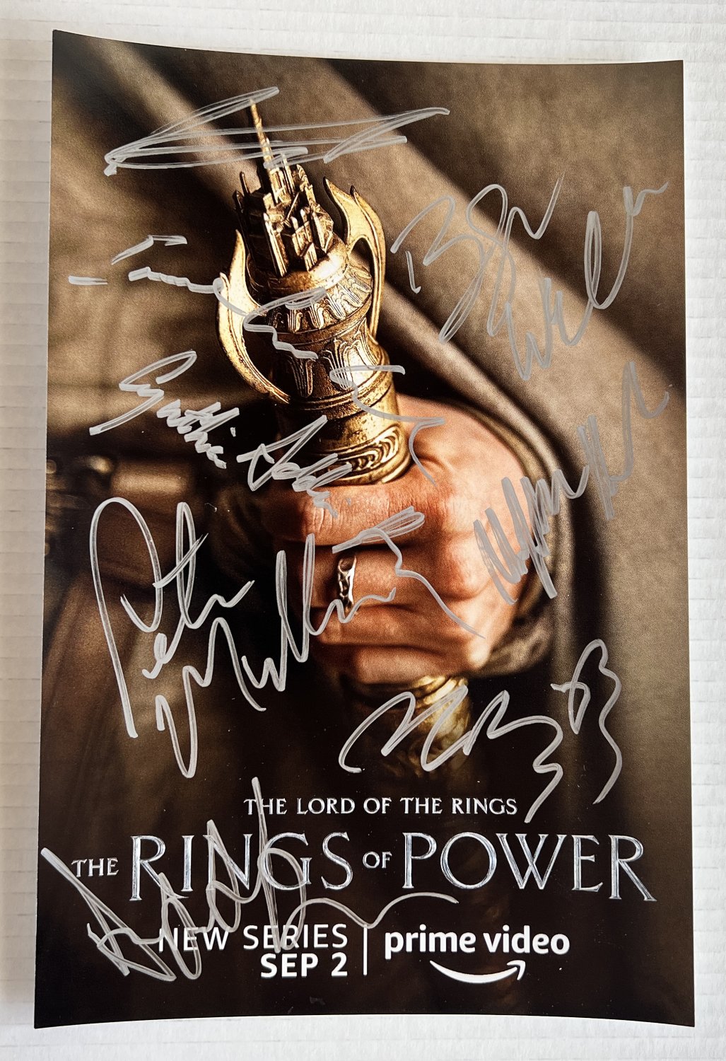 The Lord of the Rings: The Rings of Power cast signed autographed photo Morfydd Clark autographs
