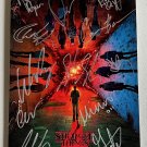 Stranger Things Season 4 cast signed autographed 8x12 photo Millie Bobby Brown autographs