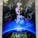 Secret Invasion cast signed autographed 8x12 photo Samuel L. Jackson Emilia Clarke