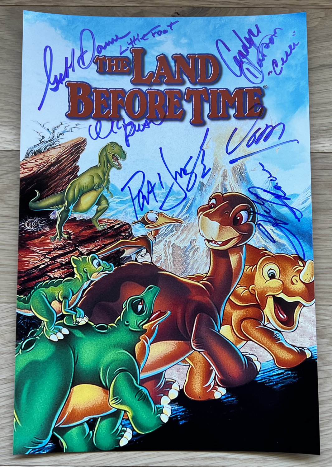 The Land Before Time cast signed autographed 8x12 photo Pat Hingle ...