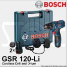 BOSCH GSR 120-LI 12V LI-ION CORDLESS SCREWDRIVER