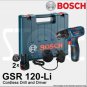 BOSCH GSR 120-LI 12V LI-ION CORDLESS SCREWDRIVER