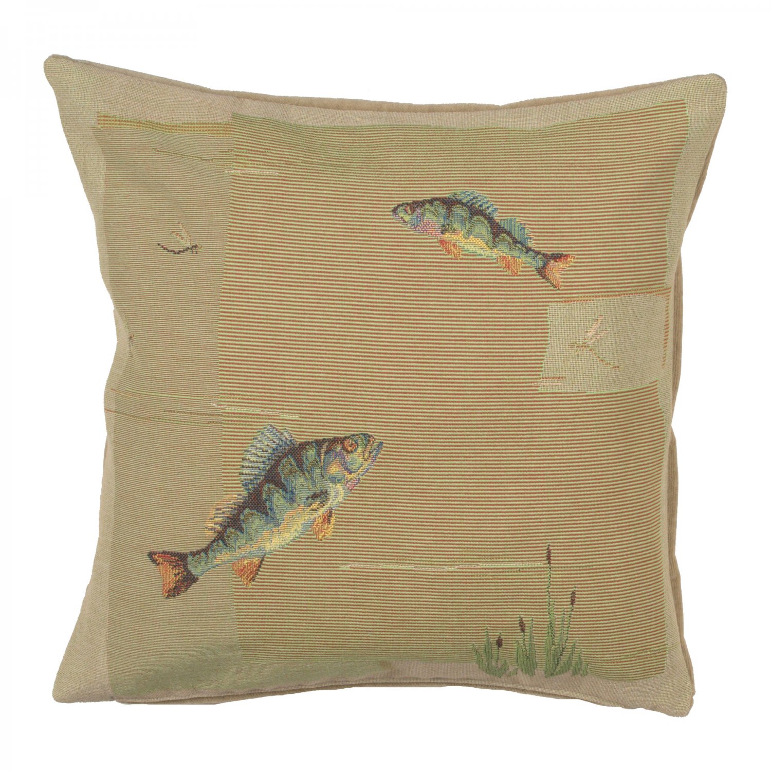 Fish French Couch Cushion - Small, 19in x 19in | SOWA-76-155