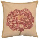 Redoute Rose I Belgian Sofa Pillow Cover - Small, 18in x 18in | SOWA-326-461