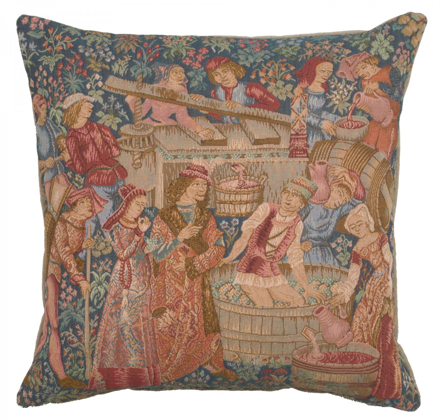 The Wine Press French Couch Cushion - Small, 19in x 19in | SOWA-878-616