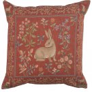 Medieval Rabbit I French Couch Cushion - Small, 19in x 19in | SOWA-886-1379