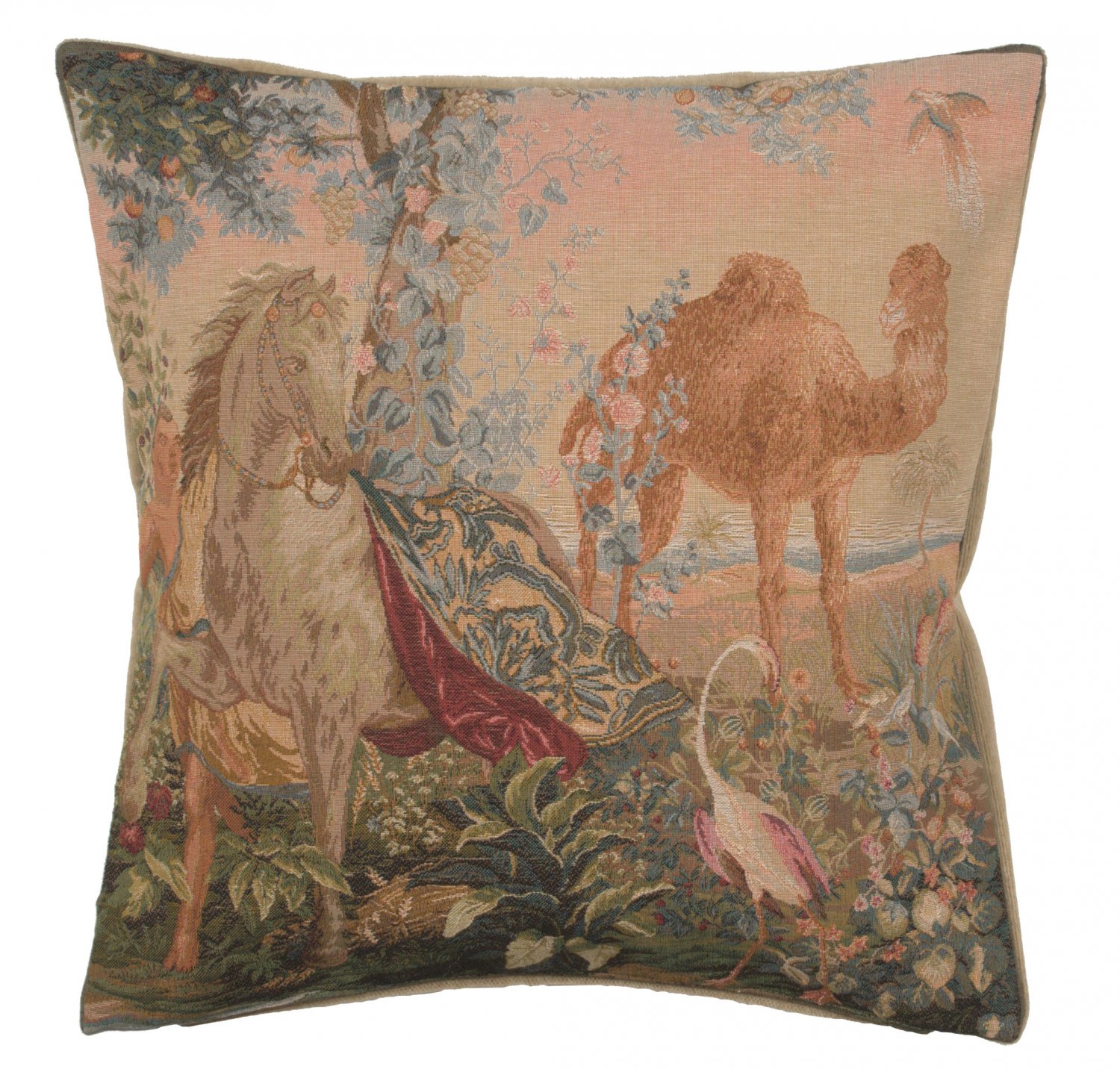 Cheval Drape I French Couch Cushion - Small, 19in x 19in | SOWA-890-1391