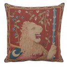 Le Lion Medieval  French Couch Cushion - Small, 19in x 19in | SOWA-897-1412
