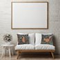 Medieval Rabbit Upright French Couch Cushion - Small, 19in x 19in | SOWA-904-1433