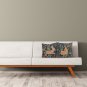 Medieval Rabbit Running French Couch Cushion - Small, 19in x 19in | SOWA-905-1436