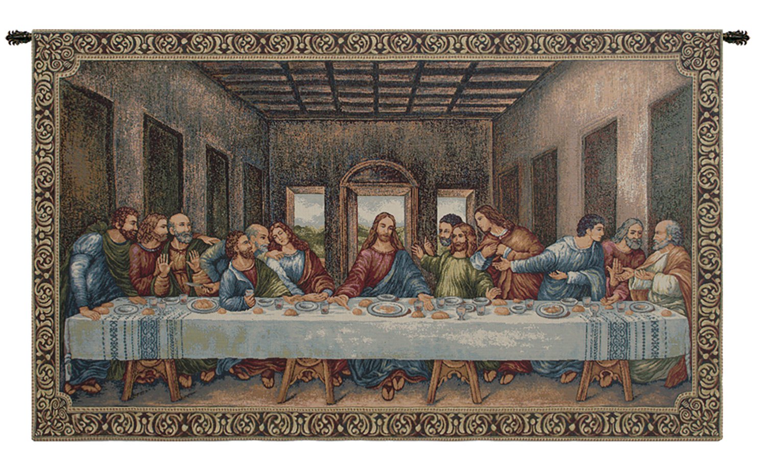The Last Supper III Italian Wall Tapestry - Large, 86in x 55in | SOWA-1775-11053