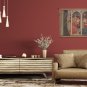 Annunciation with gold lurex Italian Wall Tapestry - Medium, 50in x 42in | SOWA-4076-5673