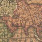 Old Map of the World Red Italian Wall Tapestry - Small, 45in x 25in | SOWA-7933-11082