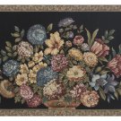 Floral Bouquet Words by Lucio Battisti Italian Wall Tapestry - Large, 84in x 53in | SOWA-7939-11094