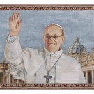 Pope Francis Italian Wall Tapestry - Small, 25in x 17in | SOWA-7940-11095