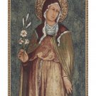 Saint Clare  Italian Wall Tapestry - Small, 17in x 25in | SOWA-7948-11107