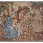 Nativity Adoration Italian Wall Tapestry - Small, 25in x 19in | SOWA-7951-11110