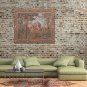 Autumn Grapes in Basket Italian Wall Tapestry - Medium, 53in x 41in | SOWA-7954-11114