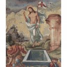 Jesus Resurrected Italian Wall Tapestry - Small, 12in x 18in | SOWA-9255-13102