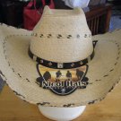 NEW - Authentic Mexican Nicol Hats Intl. Resin Coated Western Style Hat - Size M