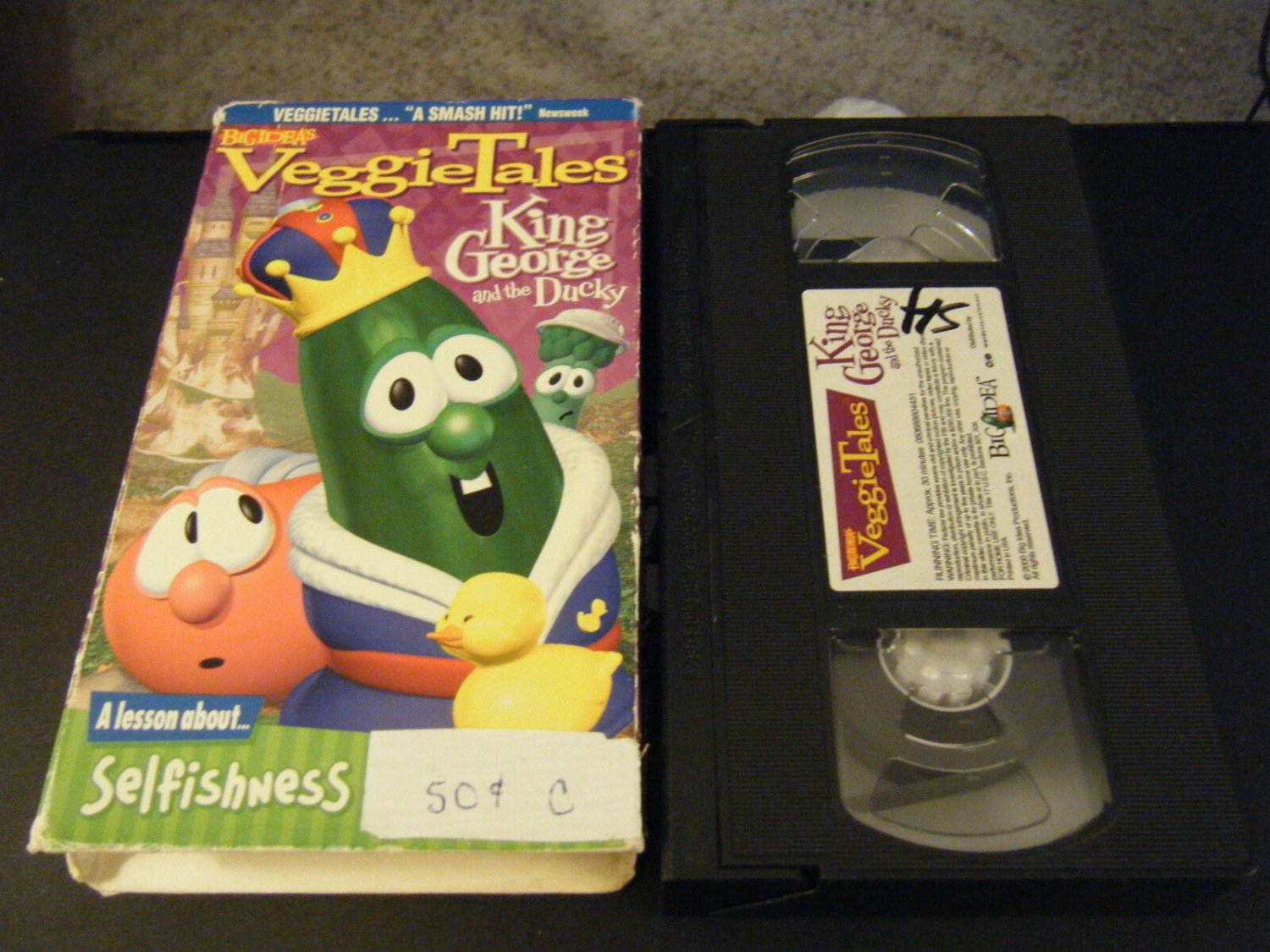 Veggietales King George And The Ducky Vhs 2000 8786