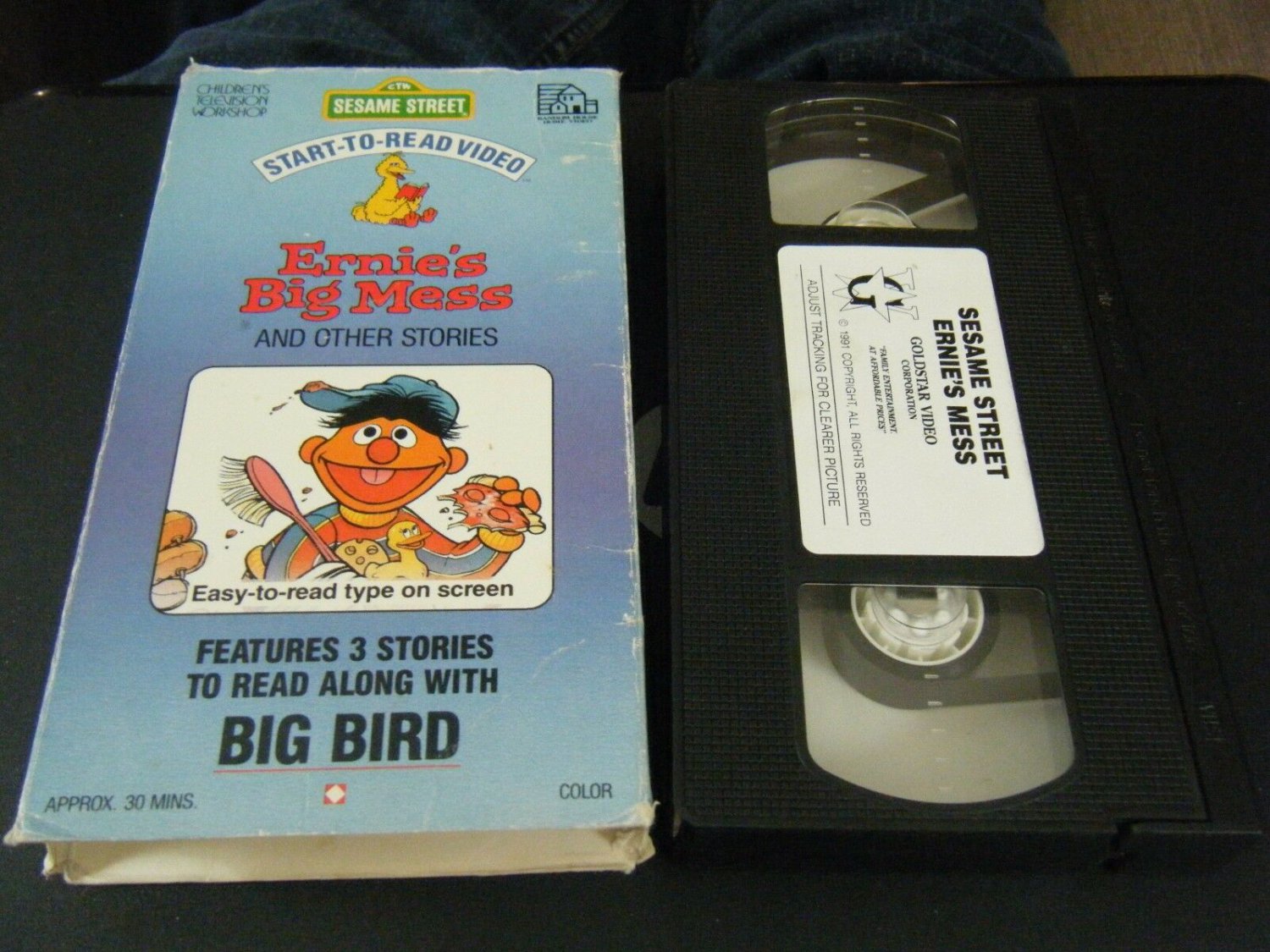 Ernie's Big Mess and Other Stories (1987, VHS)