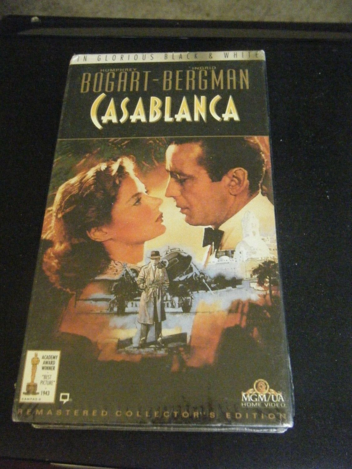 Casablanca (VHS, Remastered Collector's Edition, B & W) Brand New!!!