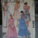 McCall's 8914 Misses Gown, Dress or Slip Pattern - Size 8 Bust 31 1/2 Waist 24