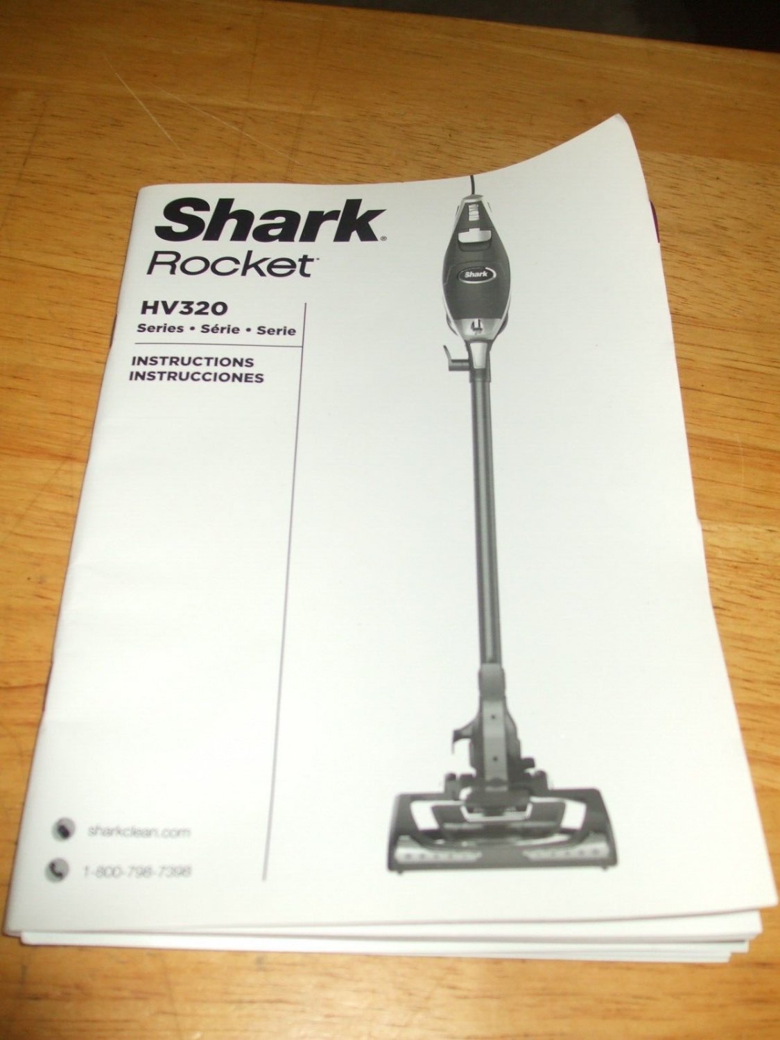 Shark Rocket HV320 Series Vacuum Instruction Manual