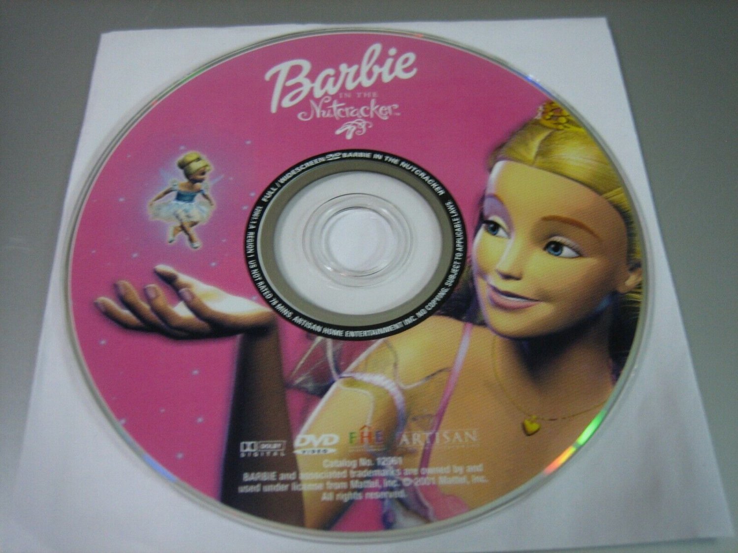Barbie in the Nutcracker (DVD, 2001) Disc Only!!!