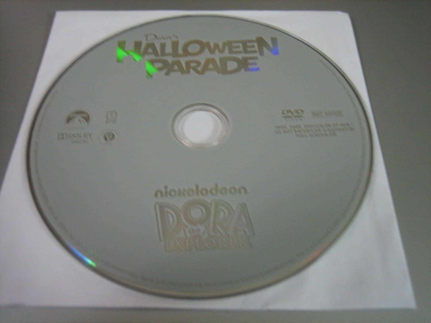 Dora the Explorer Doras Halloween Parade (DVD, 2011) Disc Only!!!