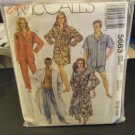 McCall's 5683 Misses & Men's Sleepwear Pattern - Size L (40-42)
