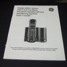 GE Model 28811 Series DECT 6.0 Cordless Handset User's Guide Manual