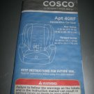 Cosco Apt 40RF Convertible Car Seat Instruction Manual