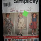 Vintage Simplicity #7097 Girl's Dress Pattern - Sizes 3/4/5/6