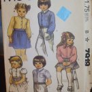 McCall's 7919 Child's Shirts Pattern - Size 5 Chest 24