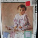 Vintage McCall's #6341 Infants' Jumpsuit in 2 Lengths (Snap Crotch) - Size S-XL