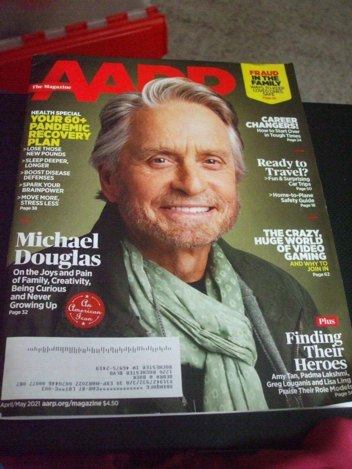 AARP Magazine Michael Douglas Cover April/May 2021