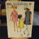 Simplicity 8023 Girl's Dresses Pattern - Size 8 Chest 27