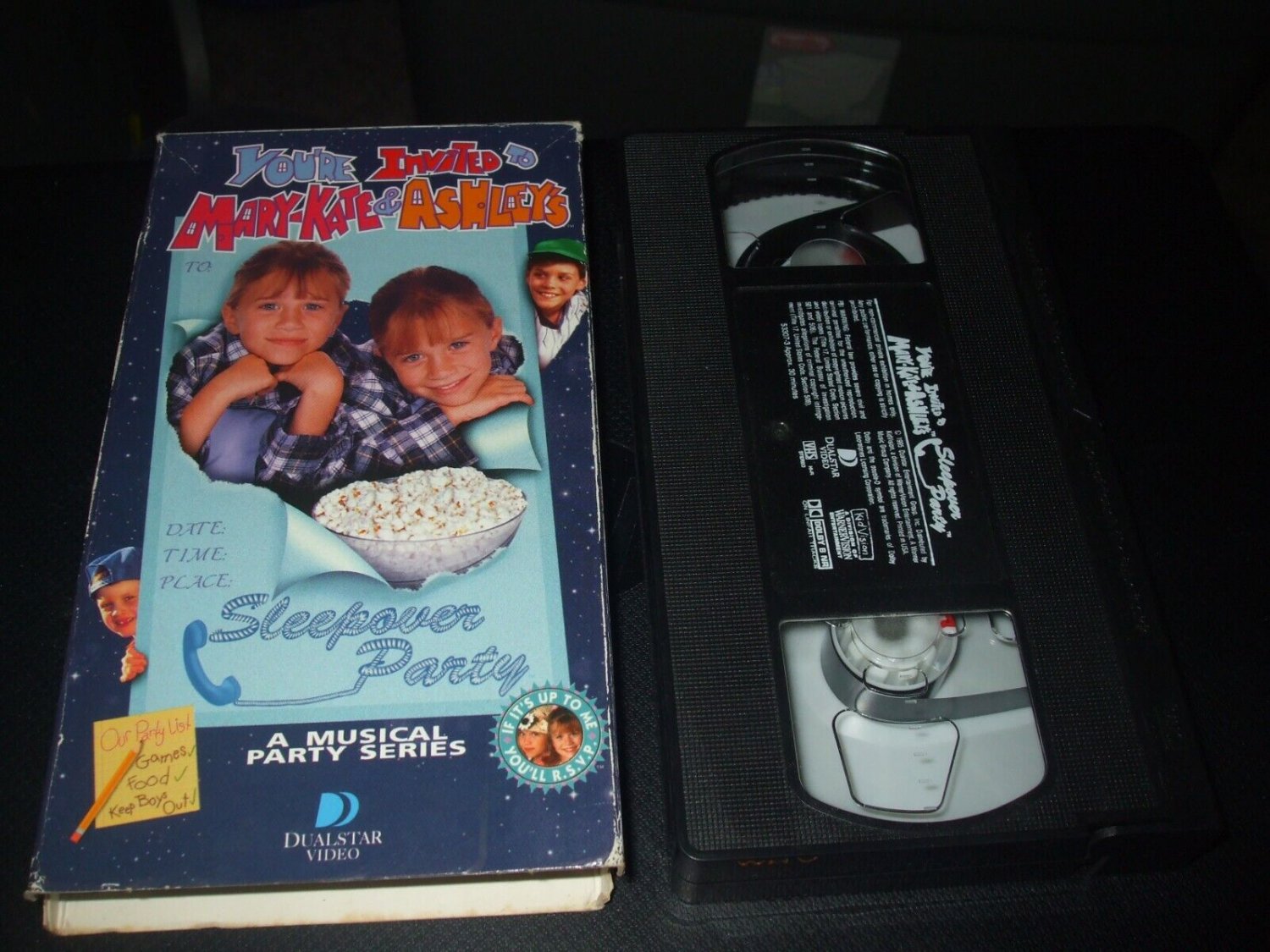 Youre Invited To Mary-kate & Ashleys Sleepover Party (vhs, 2001)