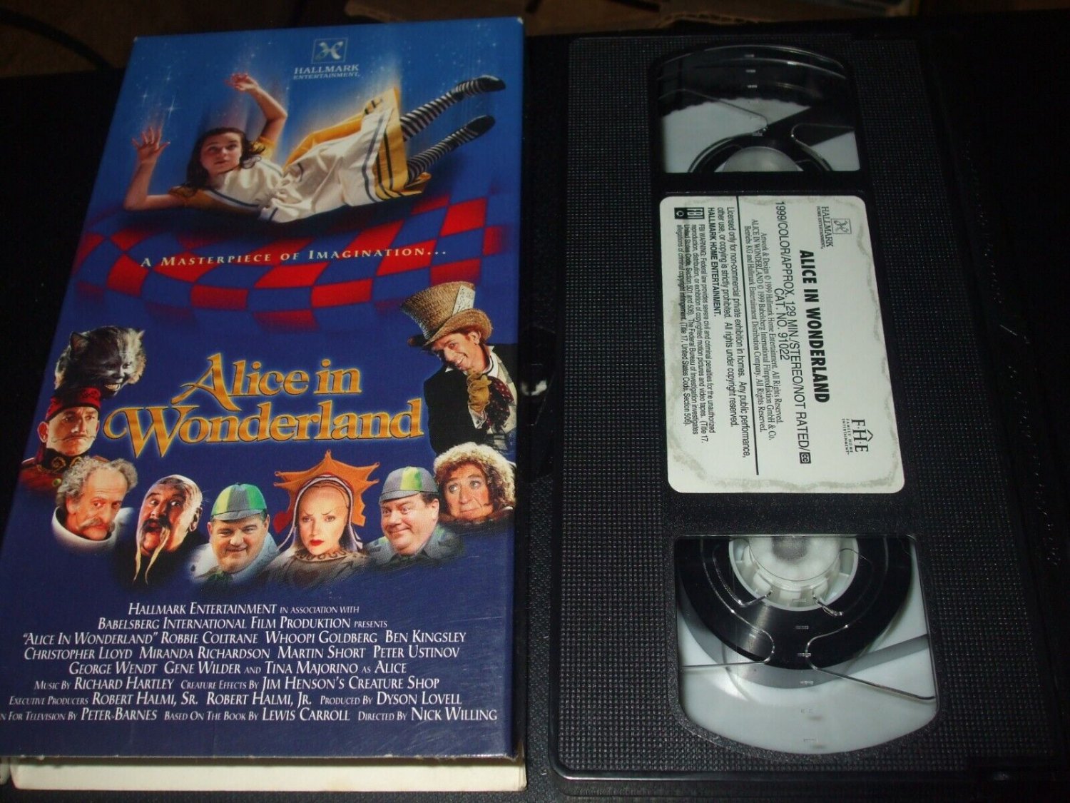 Alice In Wonderland (VHS, 1999)