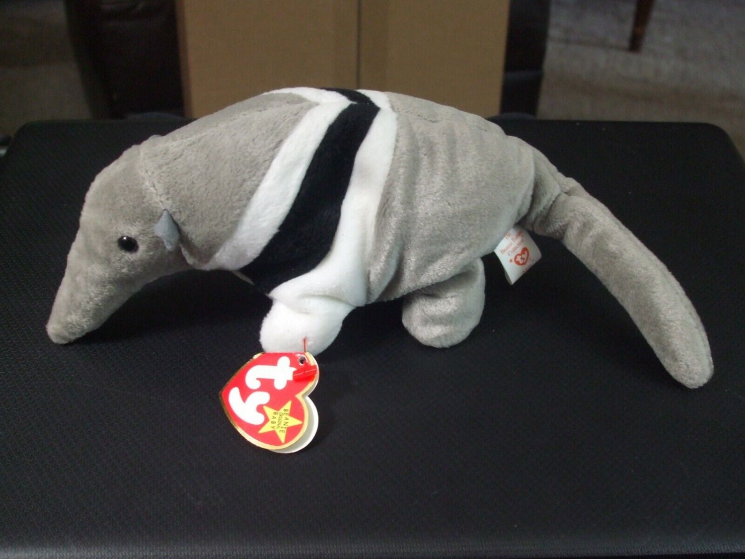 Ty Beanie Baby Ants the Aardvark Anteater Plush Toy