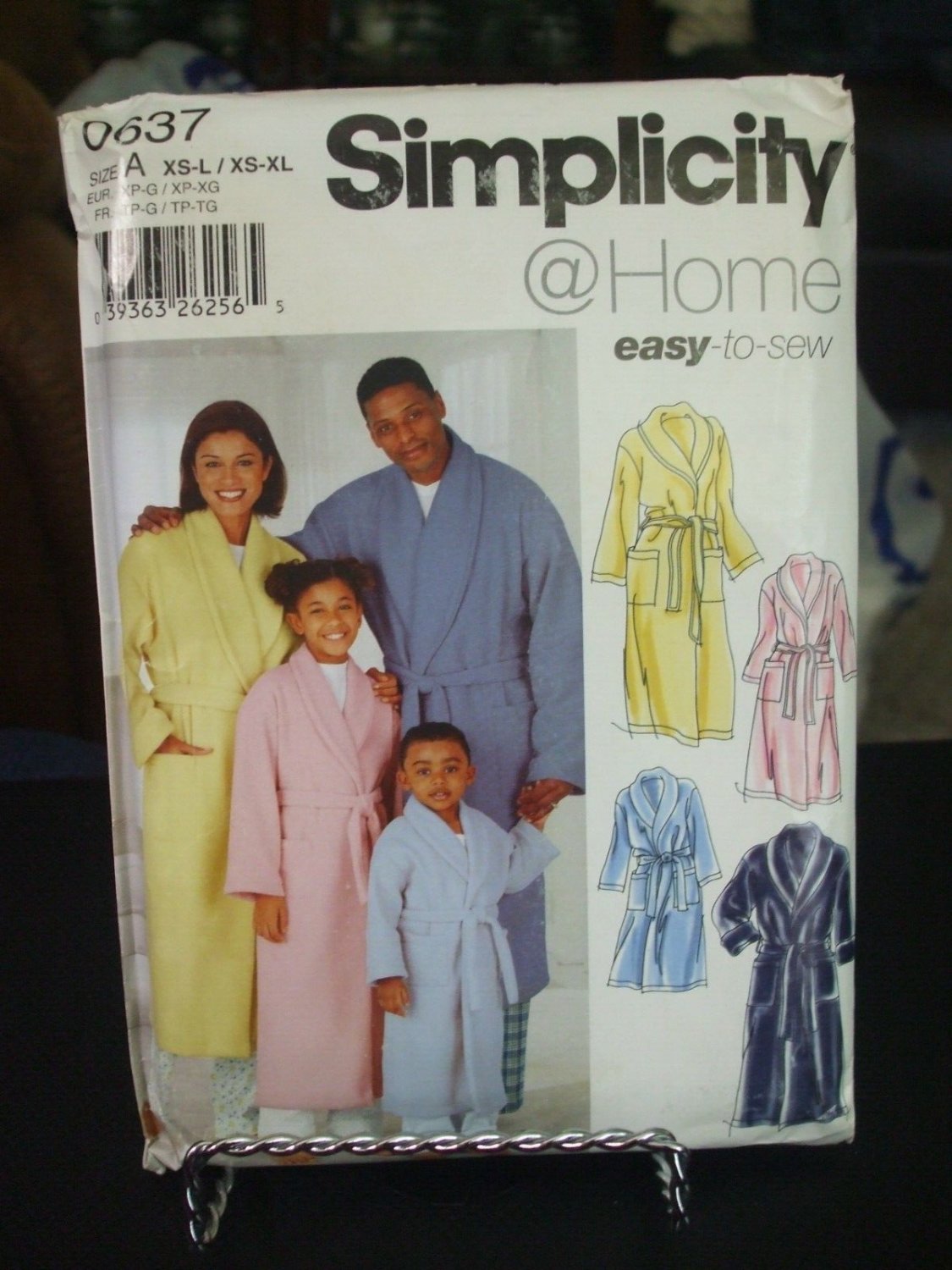 Simplicity 0637 Adult's & Child's Robes Pattern Size XSXL & XSL