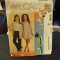 McCall's 2569 Girls Dress & Top in 2 Lengths, Shirt & Pants Pattern - Size 7 & 8