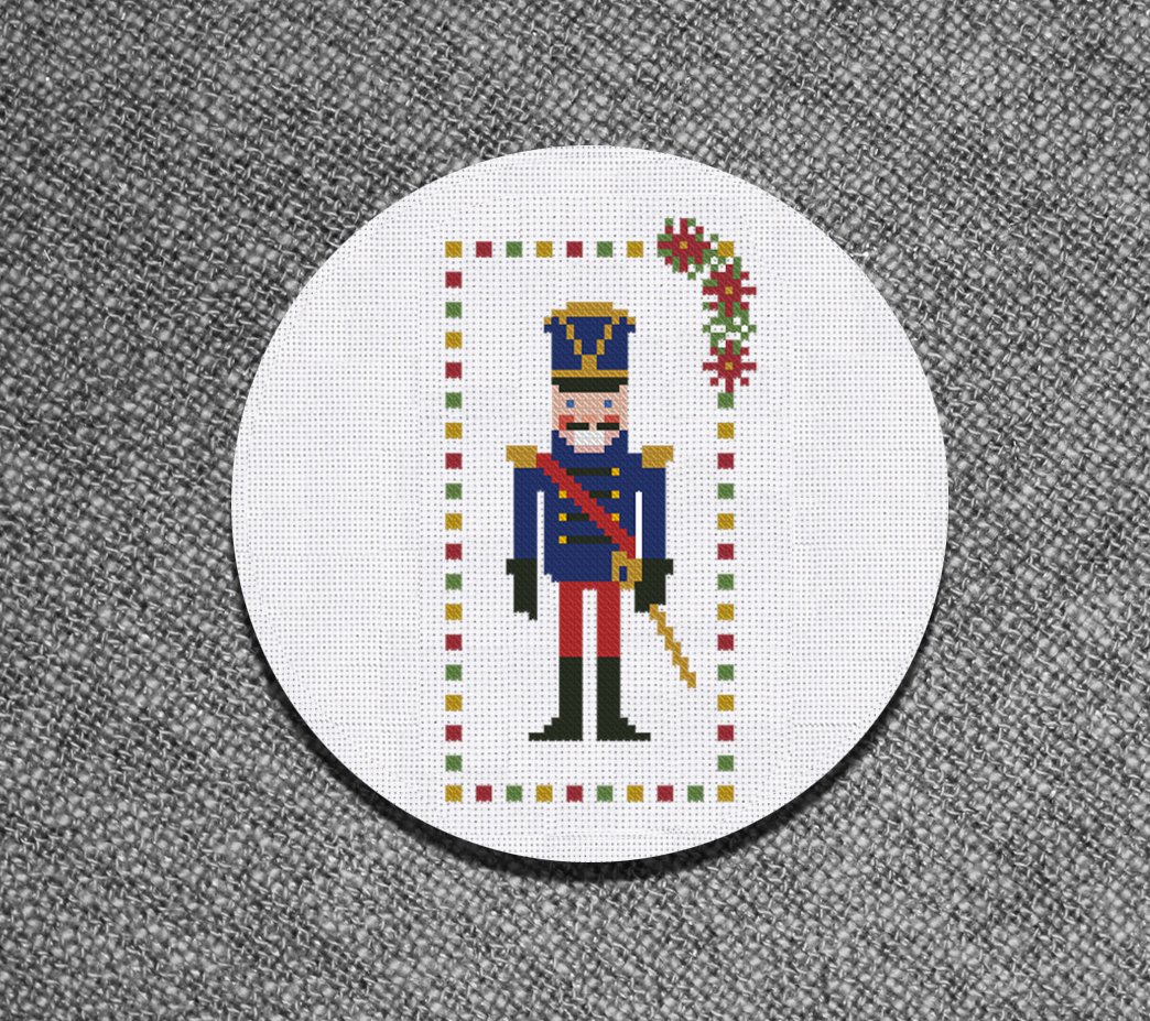 Cross stitch pattern Christmas Nutcracker