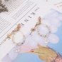 Korean Handmade Beading Crystal Big Water Drop Earrings Women Statement Opal Stone Long Gifts