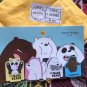4 pcs/pack We Bare Bears Kawaii Magnet Bookmark Paper Clip School Office Supply Gift Stationery