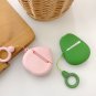 Apple Airpods Case Peach Kawaii Pastel Earphone Cover Cute Cartoon Skin Ring Strap