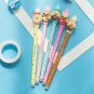4pc Set Kawaii Chocolate Donut Erasable Gel Pens Japanese Stationery Writing Pen